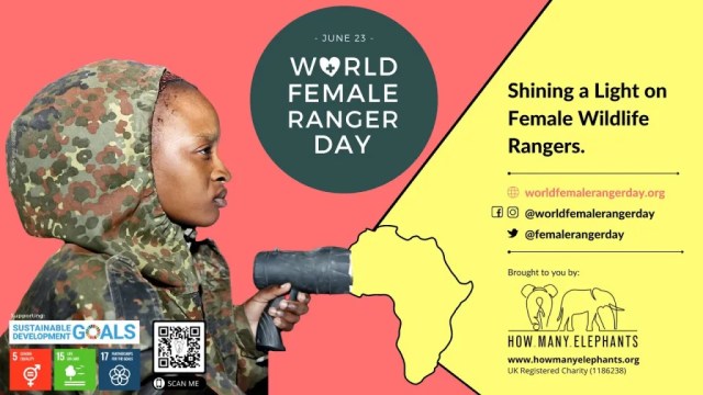 World Female Ranger Day banner How Many Elephants