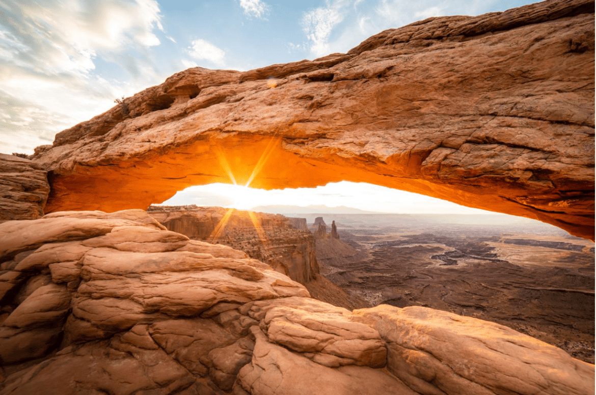 Natural World Photography - “Arch at Daybreak” By Grady Lynch, available on Back The Wild